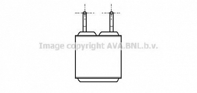 AVA QUALITY COOLING ol6114 -  Теплообменник, отопление салона